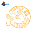 Luminária Pixel Hero Gamepad 3D: Controle RGB 16 Cores com Efeito Holográfico