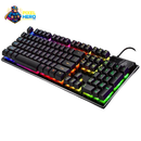 Teclado Gamer Pixel Hero RGB – Precisão e Conforto no Seu Setup!