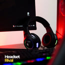 Headset Gamer Evolut  Driver de 40mm, Almofadas em Couro Sintético e Cabo Extendido de 2 Metros