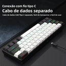 Teclado Mecânico Gamer 60% Wired – Edição Ultra Compacta com Retro iluminação RGB