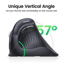 Mouse Ergonômico Vertical UGREEN HiTune – Dual Mode (Bluetooth + 2.4G) 4000 DPI Ultra Silencioso