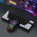 Teclado Mecânico Gamer 60% Wired – Edição Ultra Compacta com Retro iluminação RGB