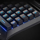 teclado Gamer  Ergonômico com RGB  Mecânico,-Feel, Rainbow One-Handed
