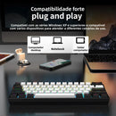 Teclado Mecânico Gamer 60% Wired – Edição Ultra Compacta com Retro iluminação RGB