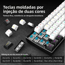 Teclado Mecânico Gamer 60% Wired – Edição Ultra Compacta com Retro iluminação RGB