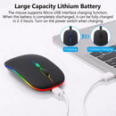 Mouse GOOJODOQ Dual-Mode – Bluetooth + 2.4G Wireless, Iluminação RGB Chroma e Sensor de Precisão 1600 DPI
