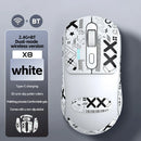 Mouse Gamer Wireless Warvank X8 – Recarregável via USB-C (500mAh), Conexão 2.4GHz