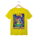 T-Shirt Pixel Hero: Game On! – O Confronto Épico