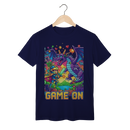 T-Shirt Pixel Hero: Game On! – O Confronto Épico