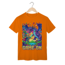 T-Shirt Pixel Hero: Game On! – O Confronto Épico