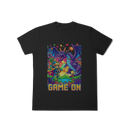 T-Shirt Pixel Hero: Game On! – O Confronto Épico